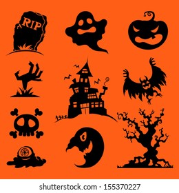 vector Halloween icons