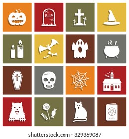 Vector Halloween Icons