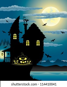 Vector. Halloween illustration.