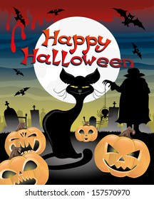 Vector. Halloween illustration.