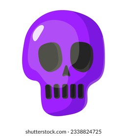 Vektorhalloween-Illustration mit Skulptur