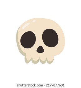 Vector Halloween illustration with skull. Use for event invitation,discount voucher,advertising,greeting card,logo,packaging,textile,web