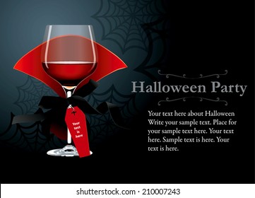 Vector of Halloween Party poster, banner