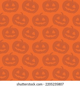 Vector Halloween pattern with Halloween pumpkin.Use for event invitation,discount voucher,advertising,greeting card,logo,packaging,textile,web.