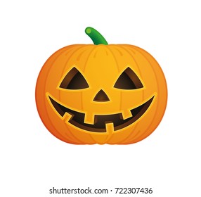 A vector halloween pumpkin