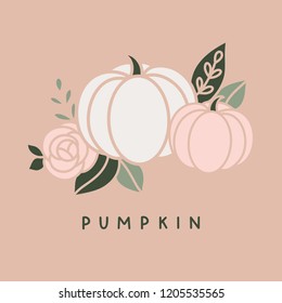 Vector halloween pumpkin illustration clip art