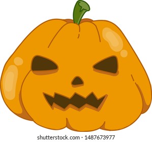 vector Halloween Pumpkin, Jack o' lantern