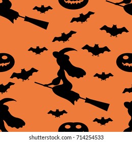 vector of Halloween seamless pattern