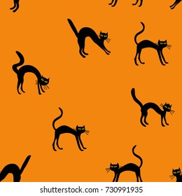 vector halloween seamless pattern