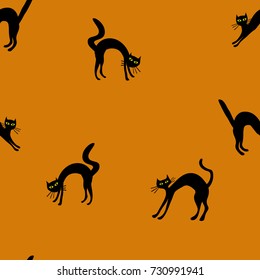 vector halloween seamless pattern