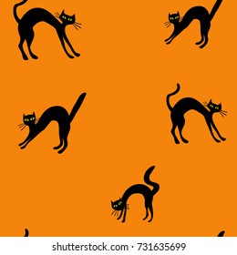vector halloween seamless pattern