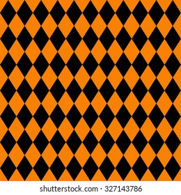 vector halloween seamless pattern in traditional holiday colors. EPS