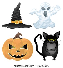 Vector. Halloween set.