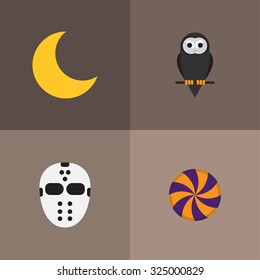 vector halloween set #8