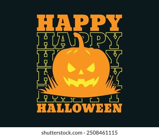 Vector Halloween t shirt design, Best Halloween t shirt design for Halloween day, happy Halloween October 31 t-shirt design template.