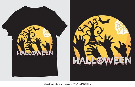 VECTOR HALLOWEEN T-SHIRT DESIGN HALLOWEEN
