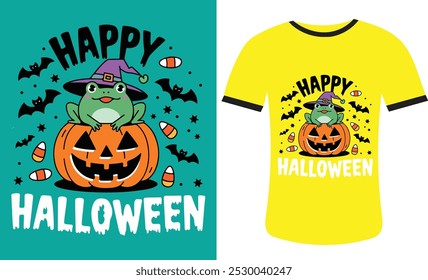 Vector Halloween t-shirt design, Best Halloween t-shirt design for Halloween day