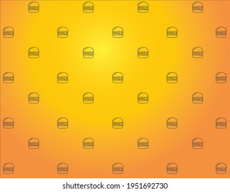 vector hamburger background for fast food advertising