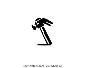 Vector Hammer Illustration, Professional Carpentry and Construction Tool Design