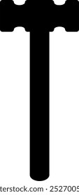 vector of a hammer. symbol, icon