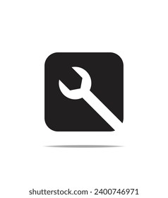 Vector hammer and wrench icon
