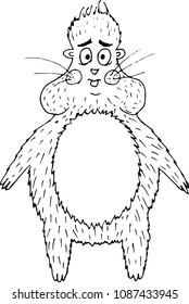 vector  hamster illustration  