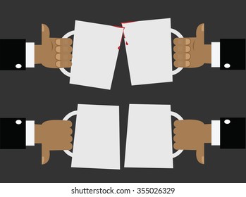 vector hand