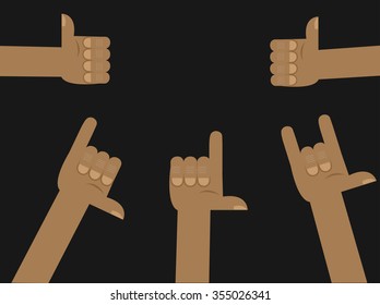 vector hand