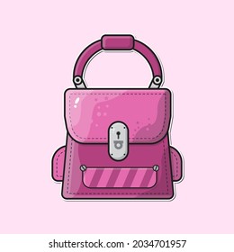 Vector Hand bag Illustration  Vector