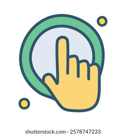 Vector Hand Click Icon Sign Icon Vector Illustration For Personal And Commercial Use... Clean Look Trendy Icon...