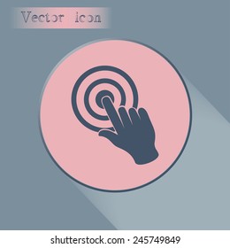 Vector hand cursor vector icon