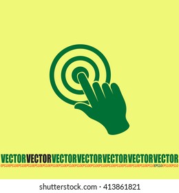 Vector hand cursor vector icon