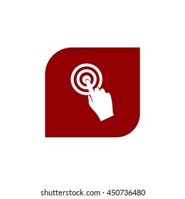 Vector hand cursor vector icon