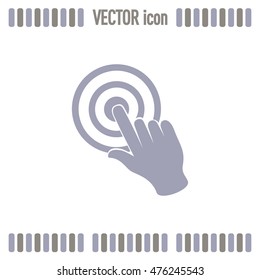 Vector hand cursor vector icon