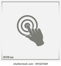 Vector hand cursor vector icon