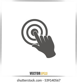 Vector hand cursor vector icon