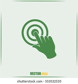 Vector hand cursor vector icon