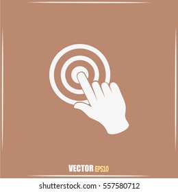 Vector hand cursor vector icon