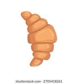 vector hand draw illustration of croissant