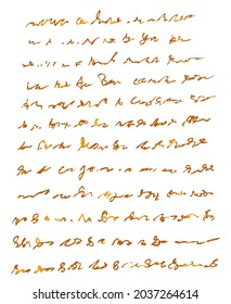 Carta de resumen falsa del dibujo de la mano del vector, formato de paisaje para el elemento de diseño
