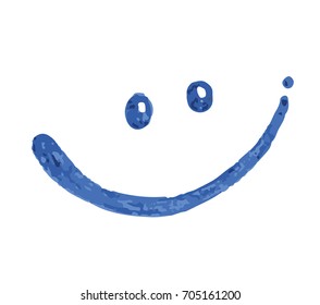 Vector of hand draw of smile 
