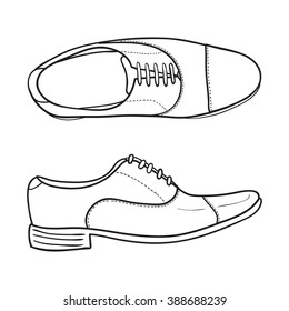 371 Oxford shoes sketch Images, Stock Photos & Vectors | Shutterstock