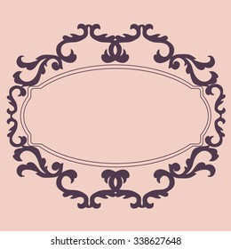 vector hand drawing ornament frame
