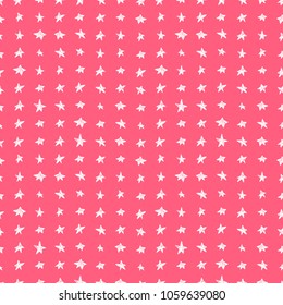 Vector hand drawing stars seamless pattern background