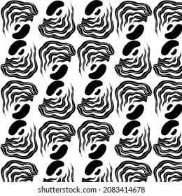 Vector hand drawn abstract illustration  . Creative simple artwork. Template for card, poster, banner, print for t-shirt, pin, badge, patch.