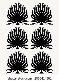 Ilustración abstracta dibujada a mano por vectores. Obra de arte creativa y simple. Plantilla para tarjeta, afiche, banner, imprimir para camiseta, pin, insignia, parche.