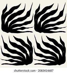 Vector hand drawn abstract illustration  . Creative simple artwork. Template for card, poster, banner, print for t-shirt, pin, badge, patch.
