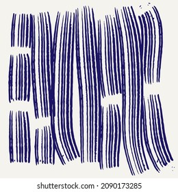 Vector hand drawn abstract illustration  . Creative simple artwork. Template for card, poster, banner, print for t-shirt, pin, badge, patch.