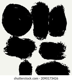 Vector hand drawn abstract illustration  . Creative simple artwork. Template for card, poster, banner, print for t-shirt, pin, badge, patch.