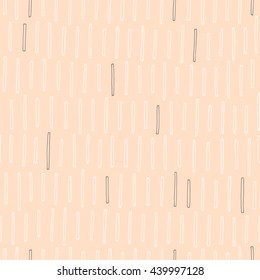 Vector hand drawn abstract seamless pattern. Minimal repeating background. Hipster minimalistic seamless pattern.